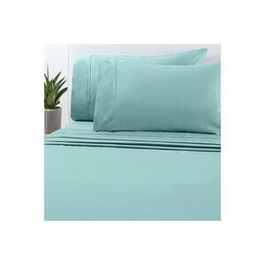 Concierge Collection 1200 TC Cotton-Rich Pillowcases Eggshell Blue